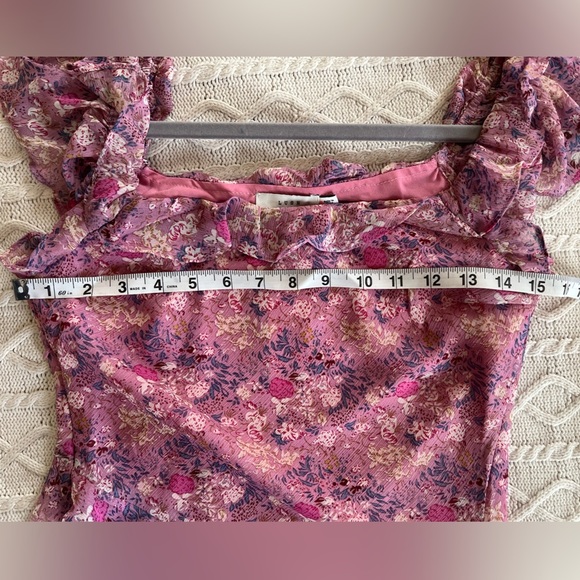 NWT Lush Brand Orchid Pink Floral Long Dress Women’s Size Small - Picture 16 of 16